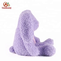 Peluche lapin aux longues oreilles, jouet en peluche, poupée lapin