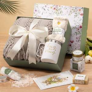 Coffrets cadeaux et paniers-cadeaux pour femmes - Soins personnels - Ensembles de spa en coton personnalisés pour les anniversaires, Noël et les occasions de récupération rapide - Product Image 5