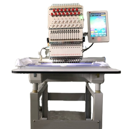 Компьютер с одной головкой, 15 игл, автоматическая Коммерческая швейная машина для вышивки