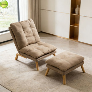 Modern Living Room <strong>Chair</strong> Leisure Single <strong>Reclining</strong> Folding Sofa Bed <strong>With</strong> <strong>Footstool</strong> Home Furniture Lazy Lounge <strong>Chair</strong> M85 - Product Image 5
