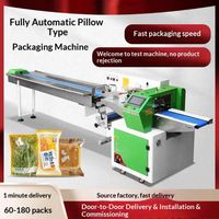 Machine d'emballage à flux continu haute efficacité pour saucisses, brioches et kunafa pour boulangerie