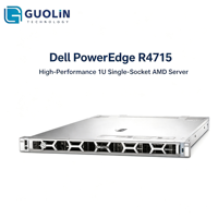 Serveur d'entreprise Dell PowerEdge R4715 1U en rack, à socket unique, en stock pour déploiement en centre de données
