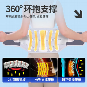 Ceinture de soutien lombaire respirante, universelle pour tout sport, GC002 - Product Image 3