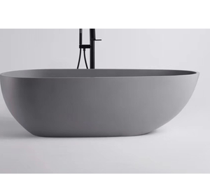 CUPC Fanwin pietra Freestanding solida superficie <span class=keywords><strong>vasca</strong></span> <span class=keywords><strong>da</strong></span> <span class=keywords><strong>bagno</strong></span> in resina artificiale grigia lusso Design grafico moderno <span class=keywords><strong>bagno</strong></span> <span class=keywords><strong>vasca</strong></span> <span class=keywords><strong>da</strong></span> <span class=keywords><strong>bagno</strong></span> - Product Image 1