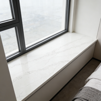 Dalle de Quartzite Moderne Premium AKS0225, Découpée à la Machine, Grande Taille, Personnalisée pour Comptoir de Cuisine, Salon, Villa, Pierre de Design