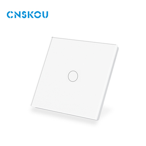 Giá tốt EU/UK Glass điện 1/2/3/gang không có trung tính hiện đại Board Module tường chuyển đổi LED cảm ứng ánh sáng cảm ứng thiết bị chuyển mạch - Product Image 3