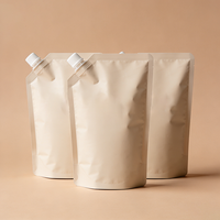 Pochette souple en plastique avec bec verseur pour sauces, idéale pour les voyages, 100ml, 200ml, 500ml – Emballage de recharge pour shampoing et cosmétiques