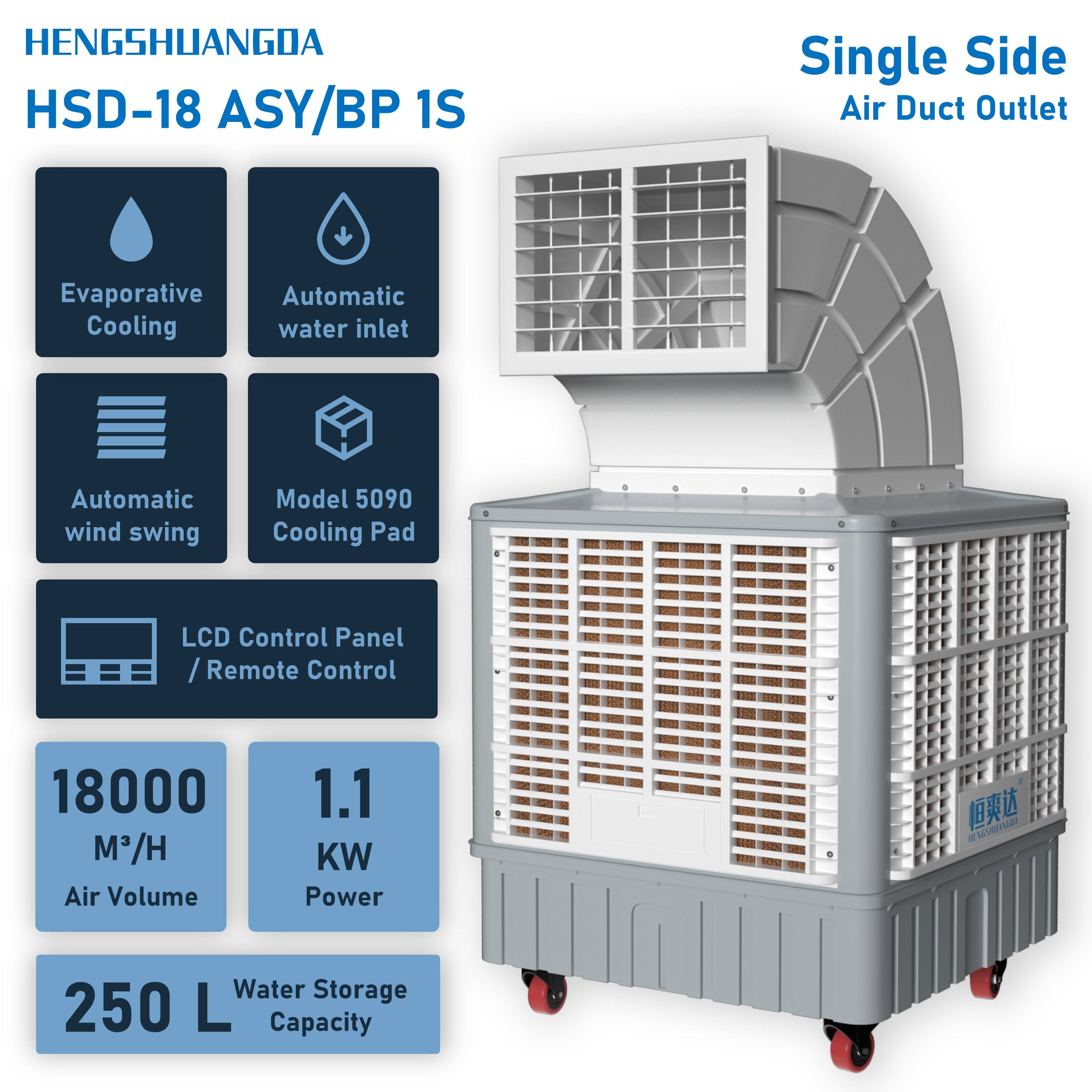 Industrial Air Cooler Outdoor Aircon Portable Air Conditioners Aircondition  18000m3/h Evaporative Air Cooler