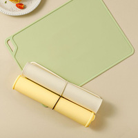 Tapis de table en silicone de qualité alimentaire pour enfants, imperméable, résistant à l'huile et à la chaleur, tapis de repas pour étudiants, tapis de pétrissage pour la pâte