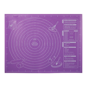 Tapete de Amasar y Estirar de EVA Antiadherente con Marcas de Medición 45x60cm, Tabla de Cortar para Hornear en la Cocina - Product Image 1