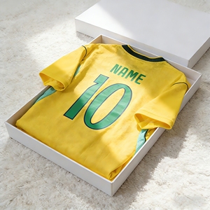 Maglia da Calcio Stile Norvegese per Uomo, Personalizzabile con Nome e Numero, 100% Poliestere, Estiva, Asciugatura Rapida, Traspirante - Product Image 1