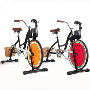 EXI Smoothie Bike Schwarz Physical Custom Extractor Sport boden Pedal Bikes mit Mixer