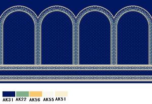 Tappeto da <span class=keywords><strong>preghiera</strong></span> in Nylon blu fatto a mano <span class=keywords><strong>arte</strong></span> da parete islamica per viaggi in auto a casa o moschea tappeto da <span class=keywords><strong>preghiera</strong></span> in seta lavabile - Product Image 3