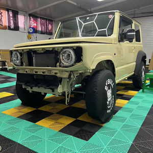 Tapetes de PVC Antideslizantes con Sistema de Enclavamiento, Diseño Libre, para Drenaje, Pisos Deportivos, Garaje, Diseño Moderno, Uso Industrial - Product Image 2