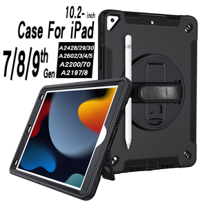 <span class=keywords><strong>Funda</strong></span> Protectora Antigolpes para Niños, Compatible con <span class=keywords><strong>iPad</strong></span> 9ª, 8ª, 7ª Generación (10.2 Pulgadas) y <span class=keywords><strong>iPad</strong></span> 10.5 Pulgadas, con Soporte - Product Image 1
