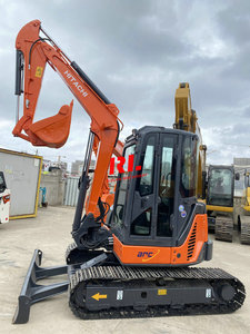 Mini-excavatrice sur chenilles Hitachi ZX50U d'occasion, 5 tonnes, moteur ISUZU d'origine du Japon, modèle 2024, garantie 1 an, moteur en parfait état - Product Image 3