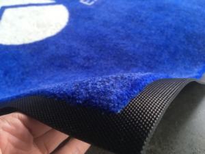 Tapis d'entrée de luxe de marque avec logo personnalisé, en fibre de nylon 6.6, imprimé par pulvérisation, avec envers antidérapant en caoutchouc, lavable, tapis commercial - Product Image 2