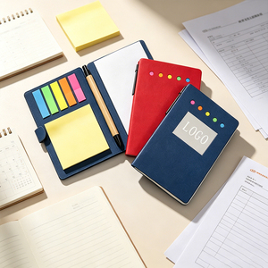 Custom Logo Printed <b>Memo</b> <b>Pad</b> Book with Pen and Sticky Notes Colorful Design for Office Use - Product Image 3