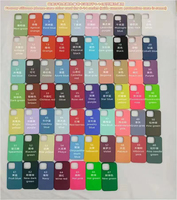 Coque de téléphone en silicone liquide fluorescent antichoc de couleur bonbon pour iPhone 15 Pro Max 14 13 12 Pro