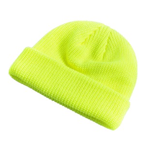 Knitted Wool Hat Winter Warm Windproof Ski Cap Adult Acrylic Fiber Melon Shaped Hat - Product Image 4