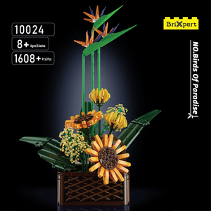 Mould King 10024S 1608PCS Flower Serie Birds of Paradise Bonsai Ornamento Ladrillos Modelo Técnico Juguete Educativo Festival Regalo - Product Image 2