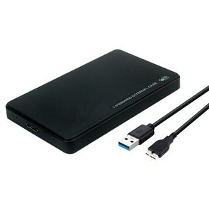Carcasa externa para disco duro USB 3.0 de 2,5 pulgadas para disco duro SATA, carcasa de plástico con cable y funda - Product Image 2