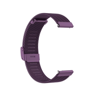 Pour <span class=keywords><strong>Garmin</strong></span> <span class=keywords><strong>Vivoactive</strong></span> 4 4S Smart Watch Bracelet Bracelet Remplacement 18mm 22mm Bracelet de montre en maille d'acier inoxydable - Product Image 5