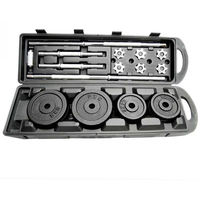OEM Dinuo 15kg 20kg 30kg 50kg 55kg Équipement de fitness, ensemble d'haltères réglables avec revêtement thermolaqué