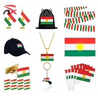 Vente directe usine : Ensemble de drapeaux du Kurdistan tendance et économique pour événements sportifs, idéal pour encourager les matchs de football en 2026