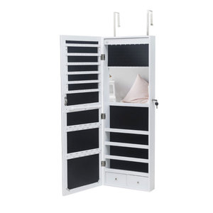 מכירה לוהטת באיכות גבוהה יוקרה אחסון ארון מראה מראה מעמד תכשיטי ארון - Product Image 2