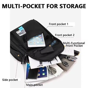 Custom Business Anti-Theft with Usb Charge Port Notebook 17 Inch Men Bags <strong>Backpack</strong> <strong>Laptop</strong> - Product Image 5