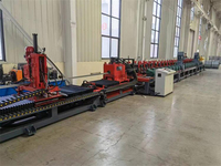 Rouleau de support de panneau photovoltaïque formant la machine ligne de production de système de montage solaire automatique canal Unistrut C faisant la machine