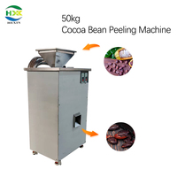 Machine à peler les fèves de cacao 50 kg/h, éplucheur de cacao automatique, éplucheur de fèves de cacao à haute efficacité