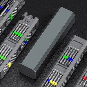 Juego de destornilladores de precisión 30 en 1 Juego de destornilladores portátiles con 28 piezas Destornillador hexagonal Torx de brocas magnéticas para IPhone, computadora portátil, PC - Product Image 3