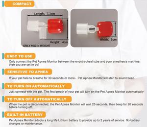 Monitor de Apnea para Mascotas <span class=keywords><strong>Chilin</strong></span> V10, Fácil de Usar, para Hospitales Veterinarios, con Batería Integrada, 1 Año de Garantía, Certificado CE - Product Image 6