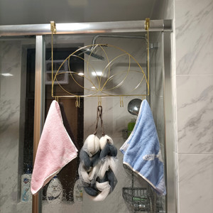 2024 Sản phẩm mới Gấp Móc áo trên kính tắm kính phía sau cửa móc nhỏ móc kim loại cho chìa khóa - Product Image 5