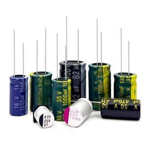 Migliori Componenti Elettronici: Condensatore Elettrolitico in Alluminio DIP ad Alta Tensione <span class=keywords><strong>250V</strong></span> 6.8UF, 100UF 10V, 17UF, 10000UF 16V, 1000UF 450V - Product Image 1