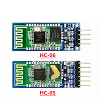 HC-06 RF Modul Transceiver Bluetooth Nirkabel HC-05 Papan Ekspansi Bluetooth Terintegrasi Master-slave
