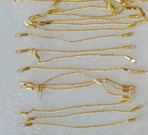 Correntes de latão banhadas a ouro de 0,5 mm melhor preço
