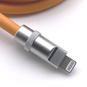 Thêm cuộc sống lâu dài Silicone cáp cao cấp dây nịt Lightening để TYPE-C PD tốc độ cao sạc cáp hỗ trợ Charing xe chơi - Product Image 3
