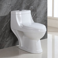 Design de luxe Style moyen-orient articles sanitaires salle de bain en céramique une pièce toilette lavage siphonique toilette