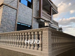 Colonne romaine extérieure pour main courante Clôture Vase Post Durable Béton Balustre Produit pour décoration extérieure - Product Image 5