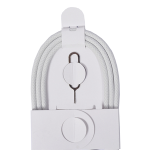 Cavo Dati Intrecciato in Nylon CE FCC per Ricarica Rapida, Cavo di Ricarica Type-<span class=keywords><strong>C</strong></span> a Type-<span class=keywords><strong>C</strong></span>, USB-<span class=keywords><strong>C</strong></span> a USB-<span class=keywords><strong>C</strong></span> per iPhone 16 iPhone16 Pro Max - Product Image 2
