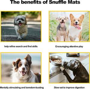 Alfombra Olfativa para Perros, Serie de Rompecabezas, para Entrenamiento, Alimentación y Forrajeo, Alfombra de Alimentación Lenta para Mascotas - Product Image 4