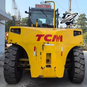 Chariot élévateur TCM FD250-3 25 tonnes d'occasion, chariot élévateur japonais 25 tonnes, moteur Isuzu 6BG1, machine d'occasion, chariot élévateur à essence, 3000 mm, 25000 kg - Product Image 6