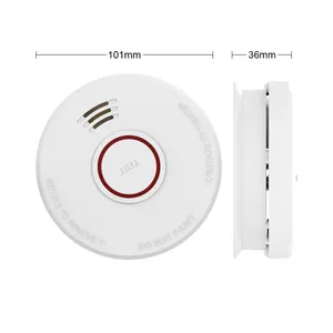 Hot Sale Optical Smoke Detector Smart Smoke Detector Plastic Standalone Photoelectric Mini Fire Smoke Detector