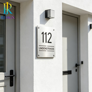 Letrero con Número de Casa Retroiluminado LED para Propiedades Inmobiliarias, Villa Moderna, Mansión, Jardín, Puerta Exterior, Impermeable, Letrero 3D para Puerta - Product Image 2