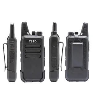 TSSD-Radio UHF barata de 2W/0,5 W, radio de dos vías, Radio práctica, walkie talkie, walkie talkie, 2W/W