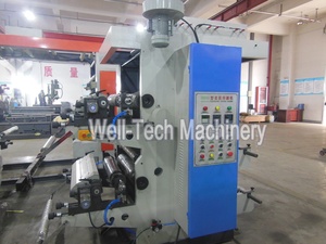 Giá Rẻ Mini Nhỏ 2 Hai Màu Sắc Đôi Mặt Flexographic <span class=keywords><strong>Flexo</strong></span> Máy In Cho Giấy Bóng Kính Cuộn Giấy PE Nhựa Vest Túi - Product Image 2