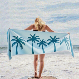 Gahumi bán buôn tùy chỉnh quá khổ bãi biển Khăn Logo Bộ Nhà Máy Giá tái chế mềm da thân thiện với bãi biển Khăn cát miễn phí - Product Image 5